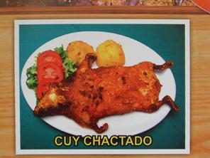 A fried pet is a classic Peruvian meal.