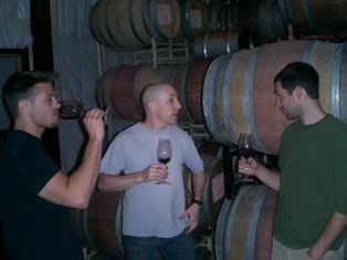 Todd Fox at Caduceus Fine Wines with Maynard James Keenan