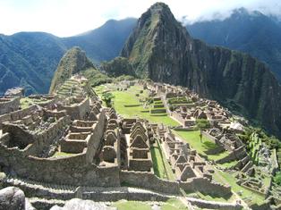 The Ruins at Machu Picchu by Todd Fox