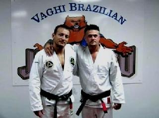 Todd Fox of Team Vaghi Jiu Jitsu with Rodrigo Vaghi Black Belts