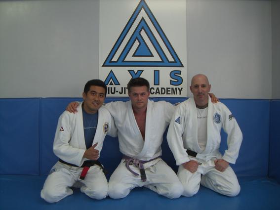 Todd Fox in Tokyo at AXIS Jiu Jitsu w/ Watanabe-San and Maynard James Keenan